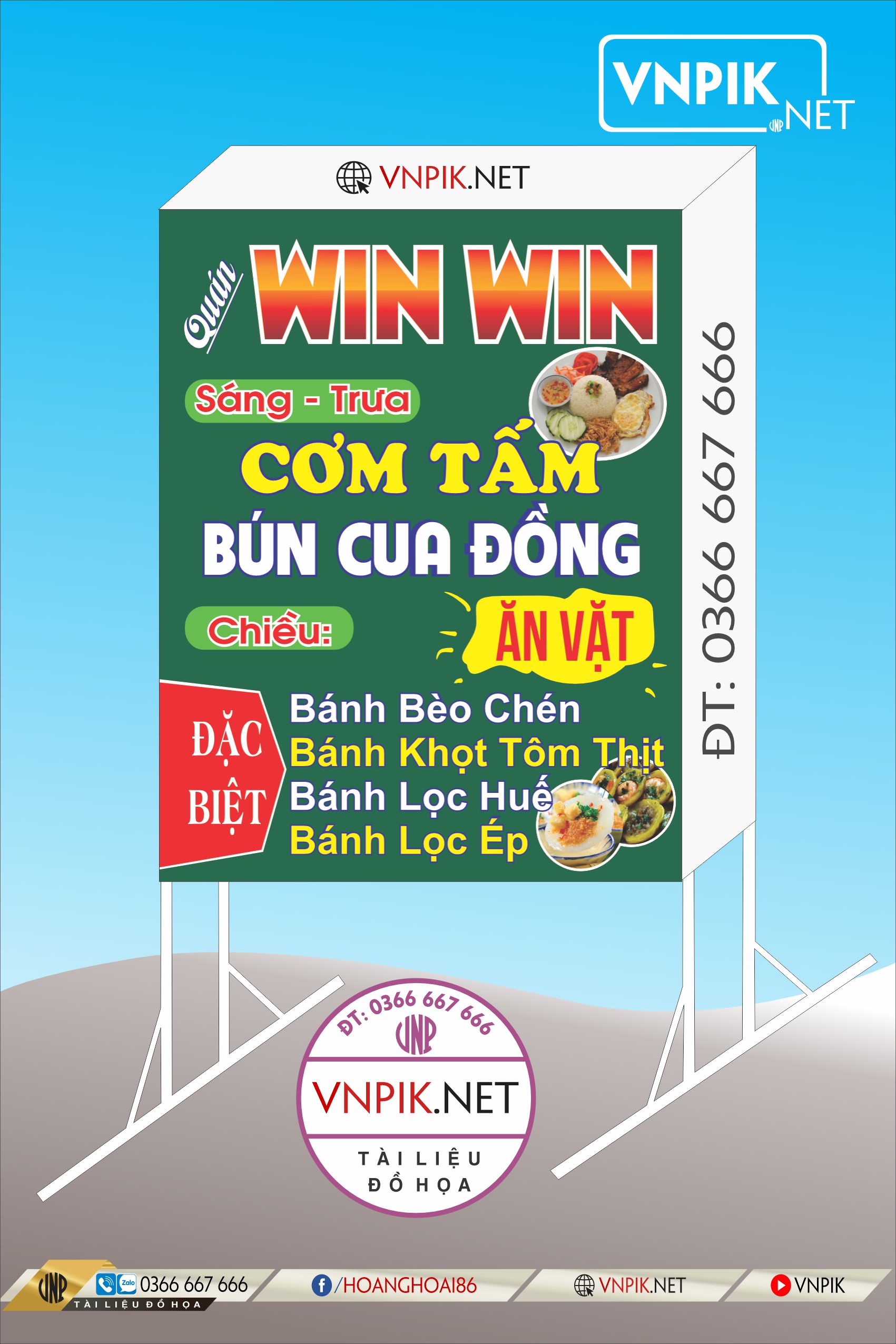 Mẫu Bảng Biển Quảng Cáo Công Ty File Corel 125