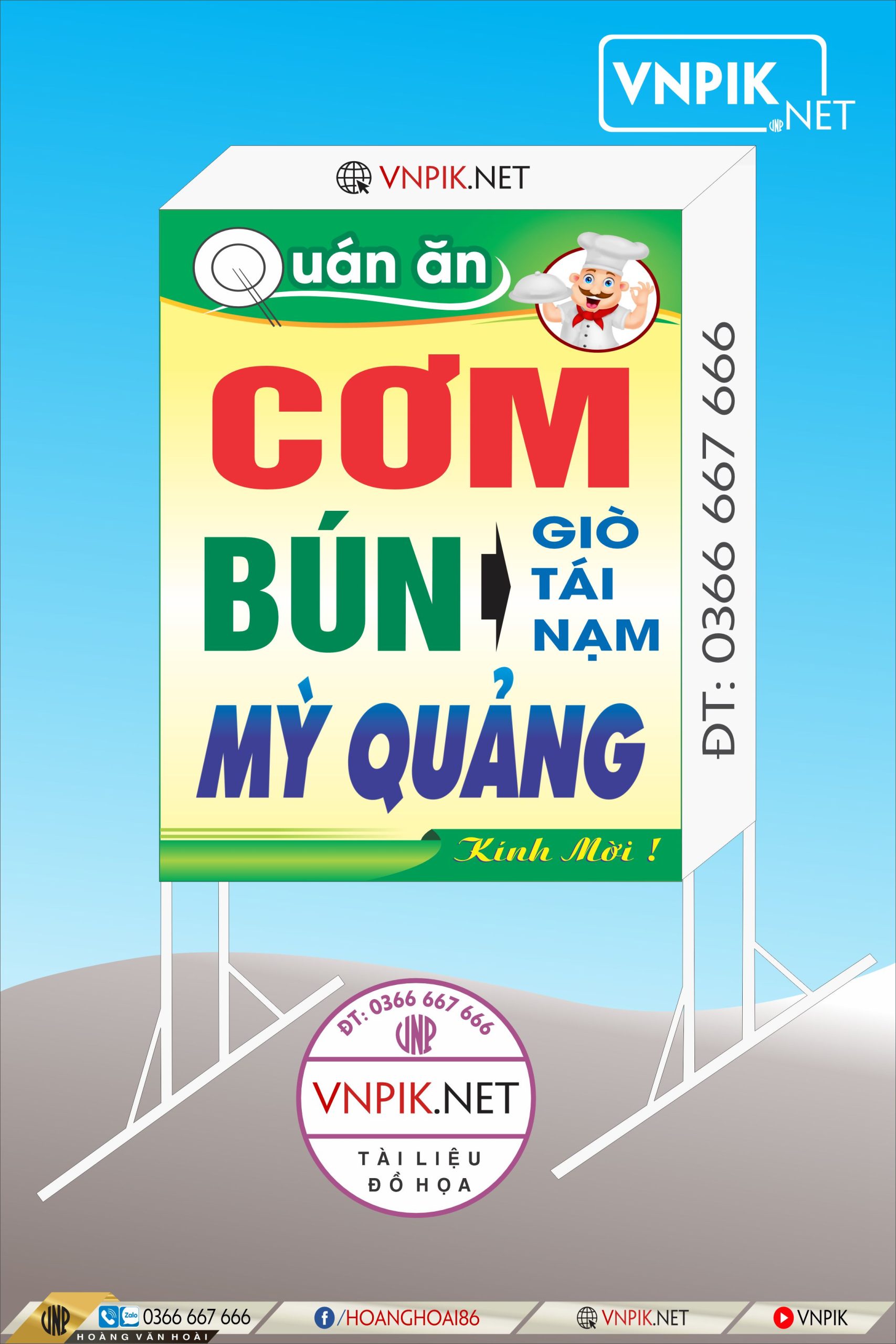 Mẫu Bảng Biển Quảng Cáo Công Ty File Corel 179