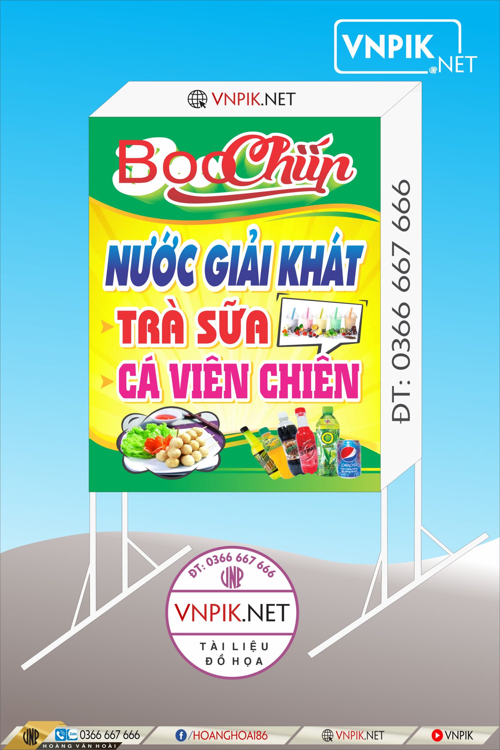 Mẫu Bảng Biển Quảng Cáo Công Ty File Corel 180