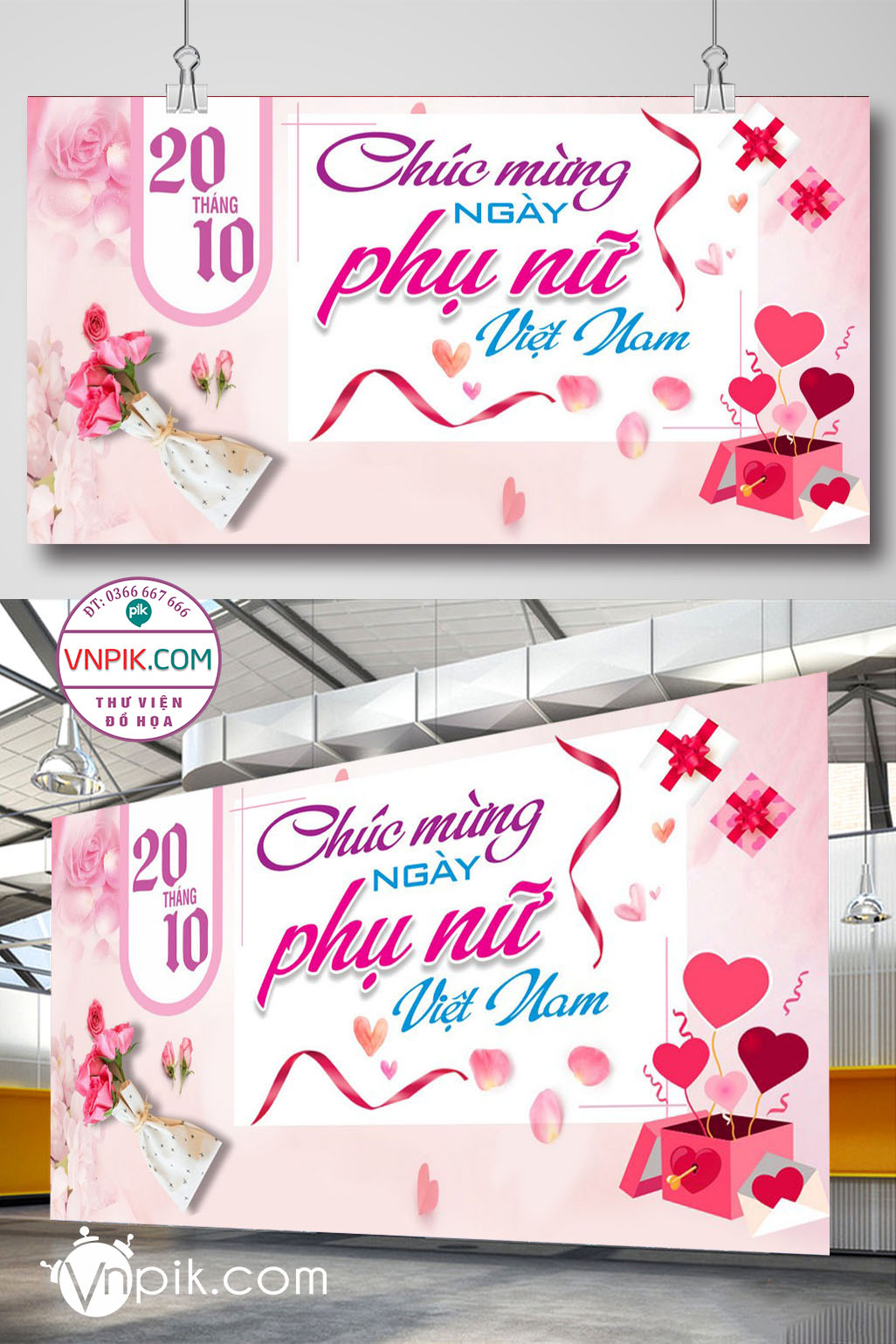 Mẫu Phông Nền Ngày Phụ Nữ Việt Nam 20 Tháng 10 File Corel Mẫu 140