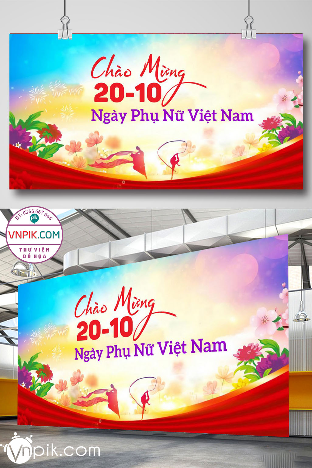 Mẫu Phông Nền Ngày Phụ Nữ Việt Nam 20 Tháng 10 File Corel Mẫu 157