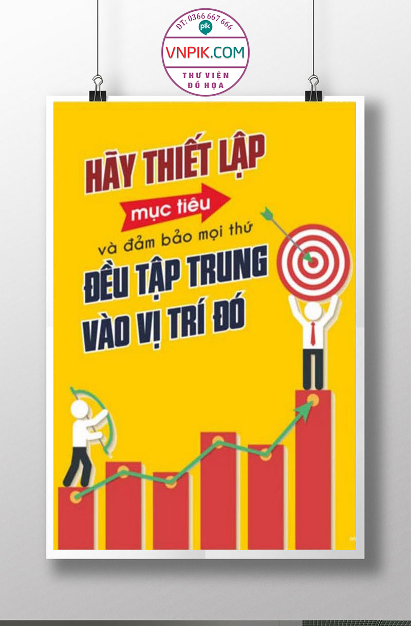 Tranh Động Lực Treo Tường File Vector Đẹp Mẫu  132