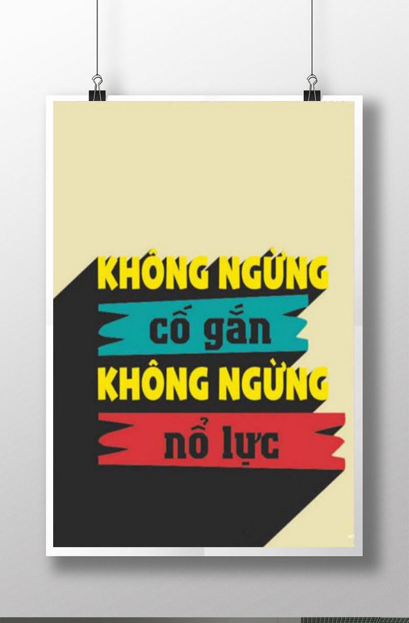 Tranh Động Lực Treo Tường File Vector Đẹp Mẫu  16