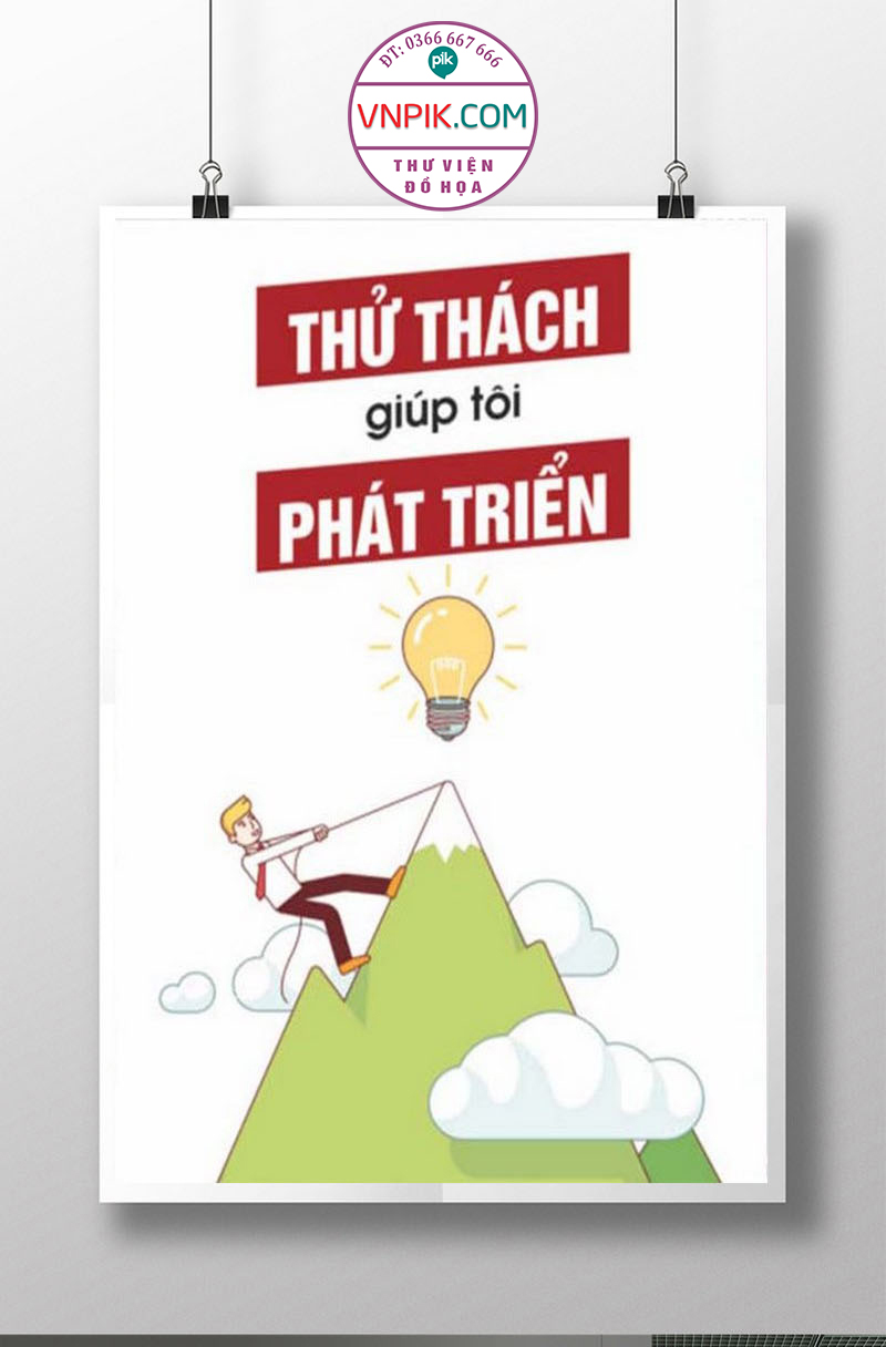 Tranh Động Lực Treo Tường File Vector Đẹp Mẫu  172