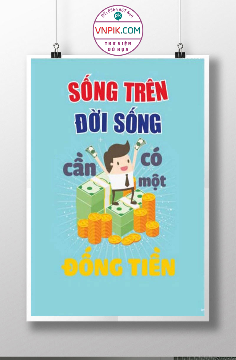 Tranh Động Lực Treo Tường File Vector Đẹp Mẫu  181