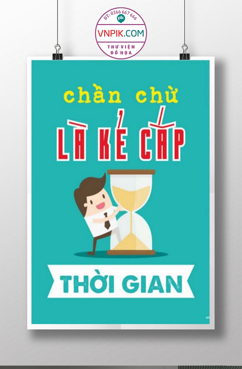 Tranh Động Lực Treo Tường File Vector Đẹp Mẫu  217