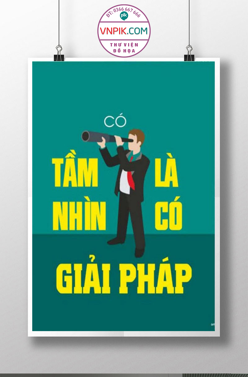 Tranh Động Lực Treo Tường File Vector Đẹp Mẫu  236