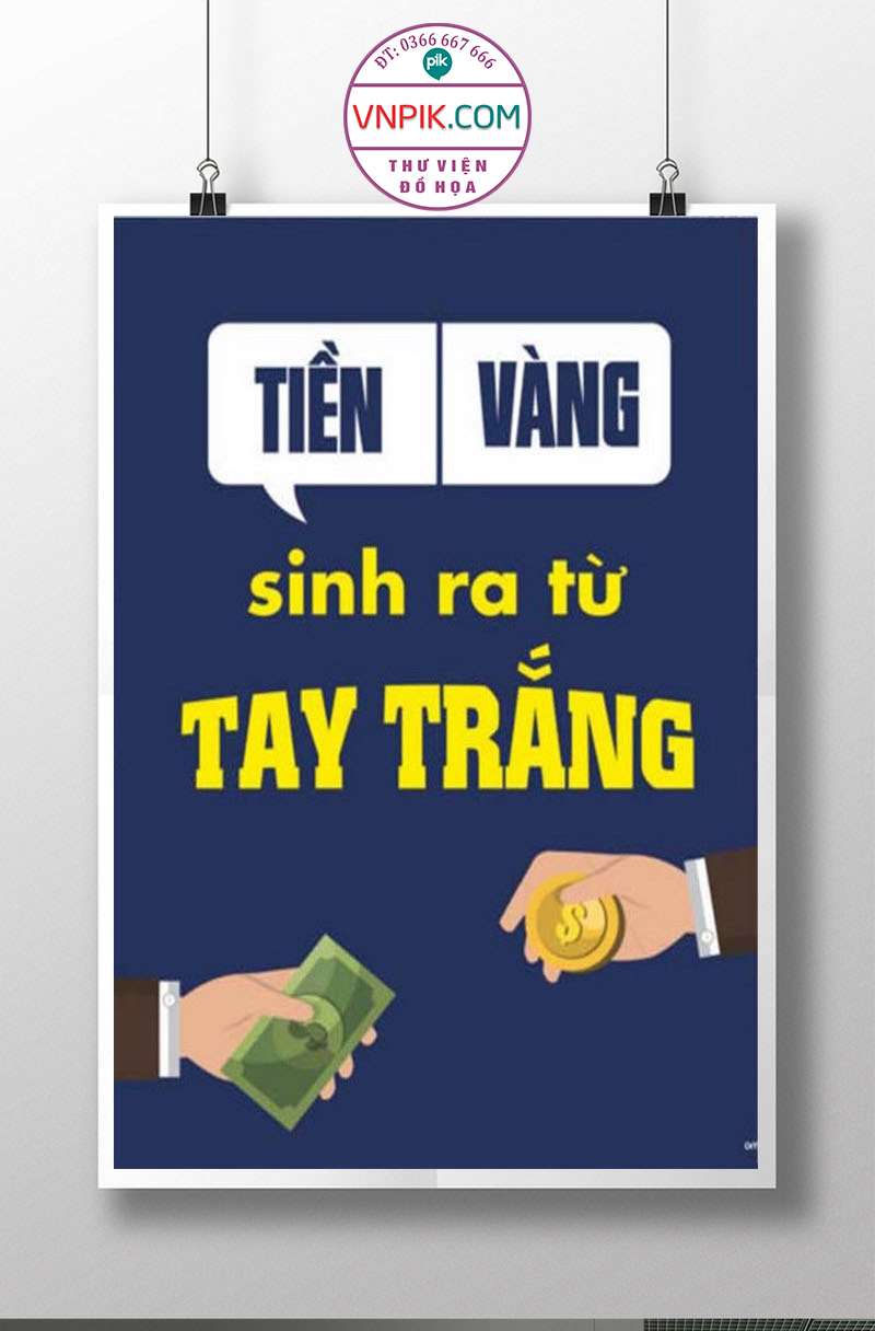 Tranh Động Lực Treo Tường File Vector Đẹp Mẫu  283