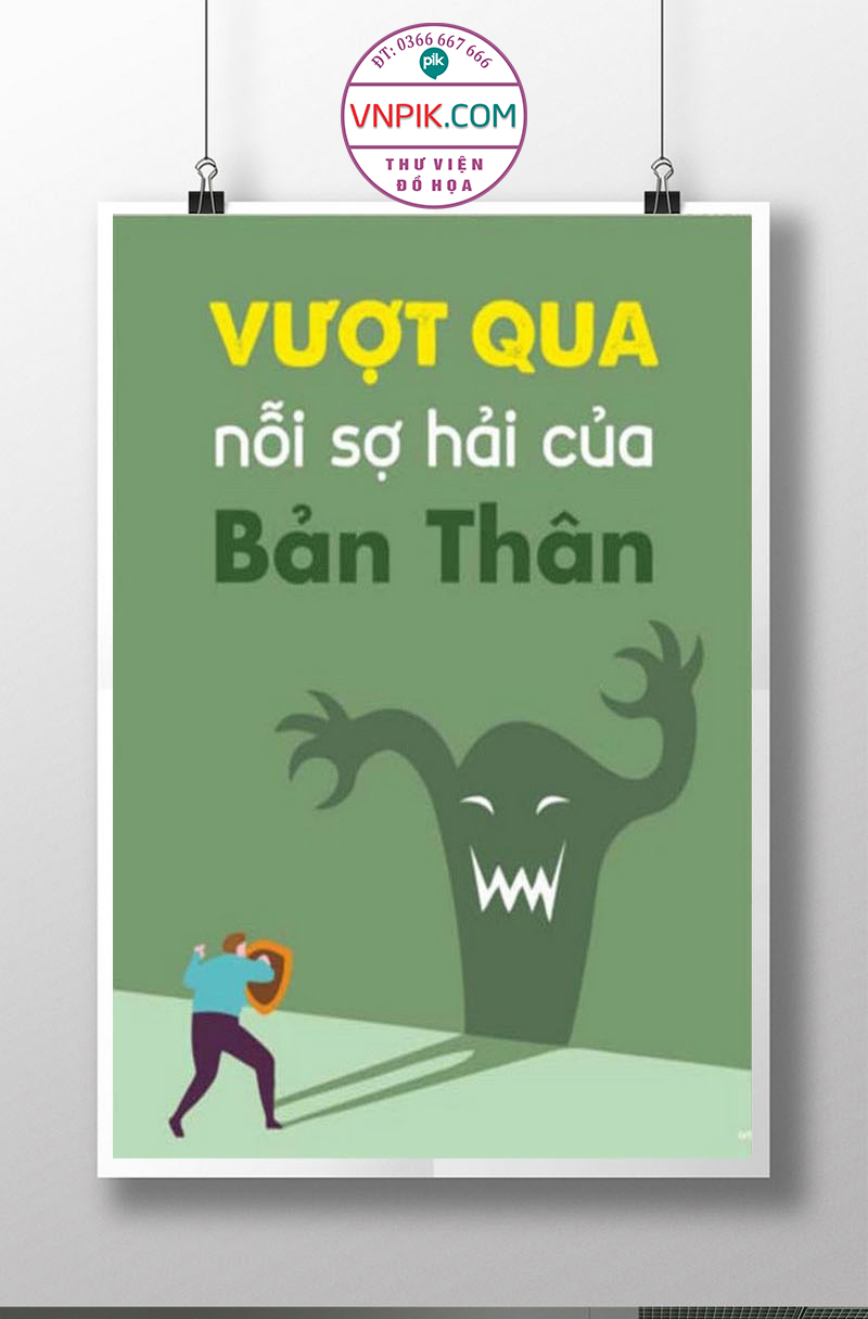 Tranh Động Lực Treo Tường File Vector Đẹp Mẫu  286