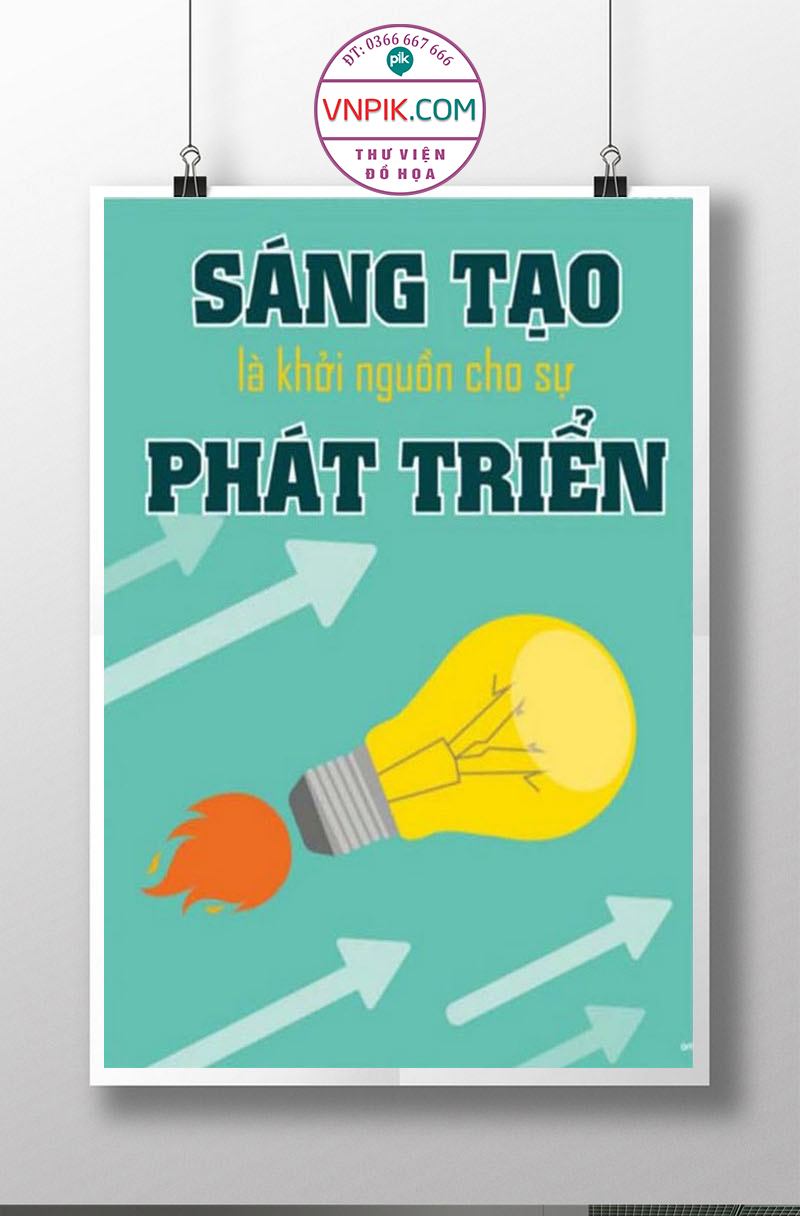 Tranh Động Lực Treo Tường File Vector Đẹp Mẫu  292