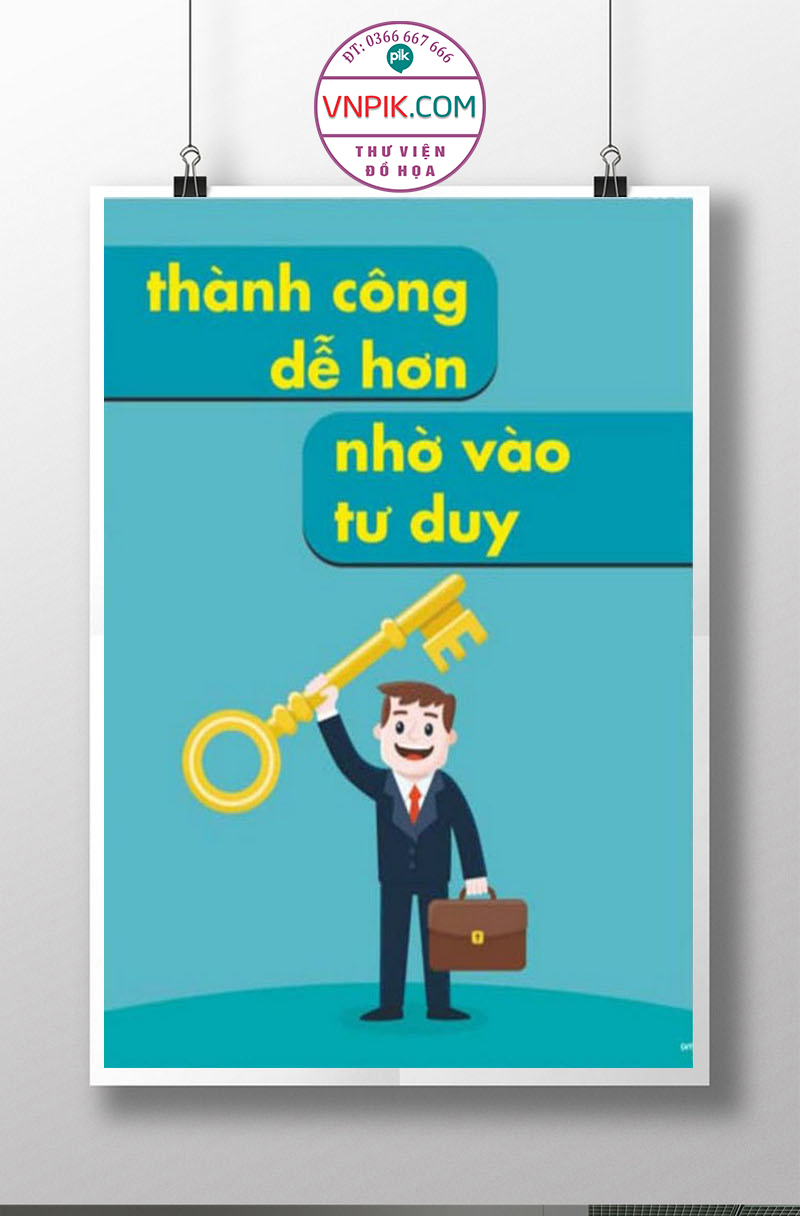 Tranh Động Lực Treo Tường File Vector Đẹp Mẫu  297