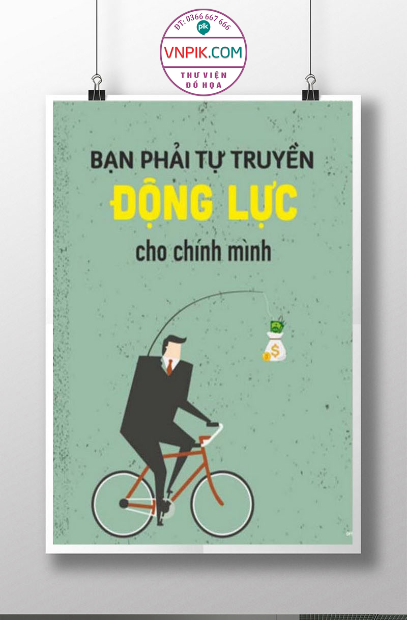 Tranh Động Lực Treo Tường File Vector Đẹp Mẫu  313