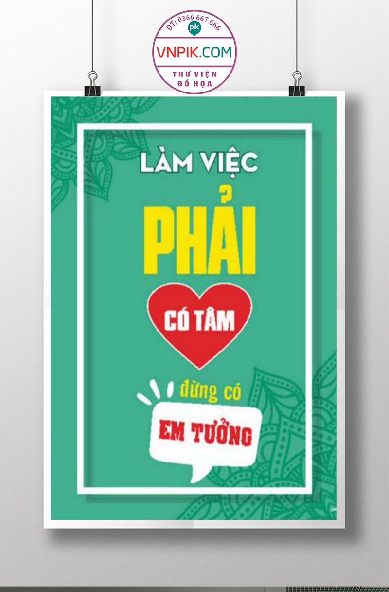 Tranh Động Lực Treo Tường File Vector Đẹp Mẫu  39