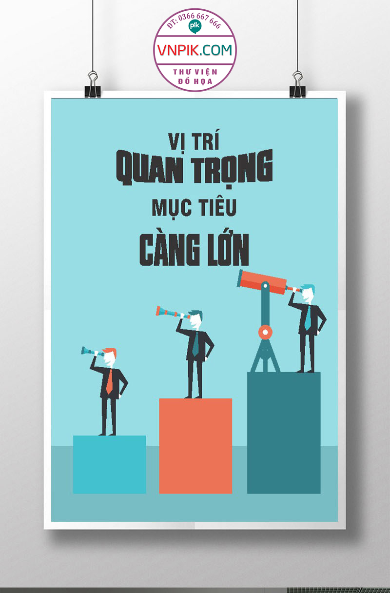 Tranh Động Lực Treo Tường File Vector Đẹp Mẫu  391