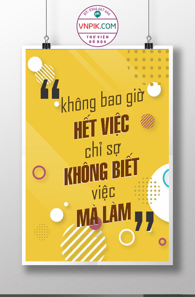 Tranh Động Lực Treo Tường File Vector Đẹp Mẫu  402