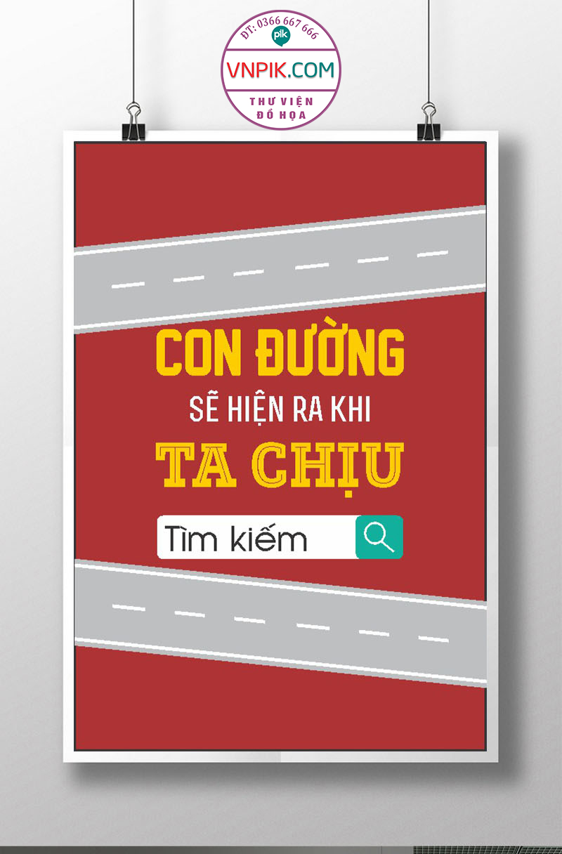 Tranh Động Lực Treo Tường File Vector Đẹp Mẫu  413