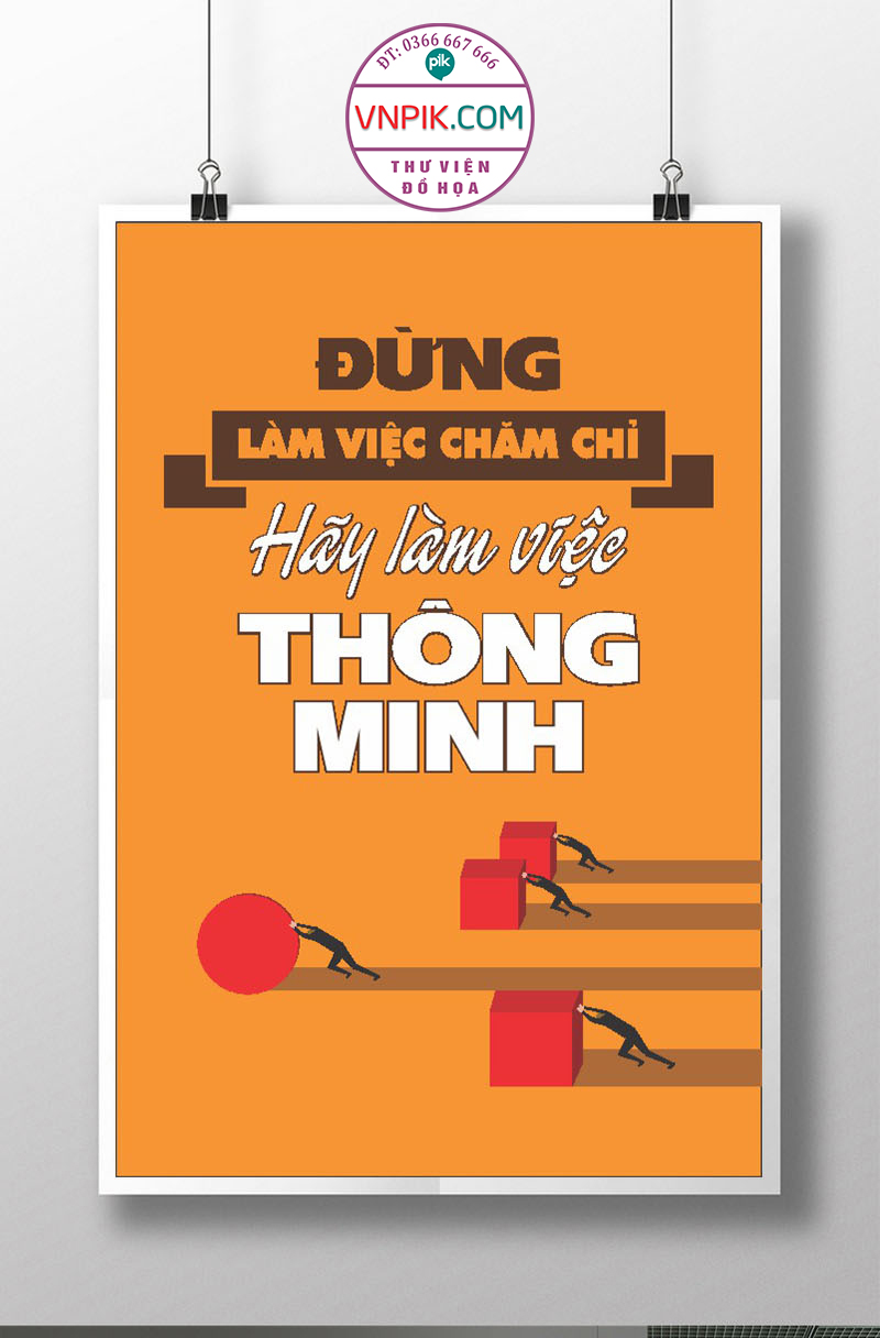 Tranh Động Lực Treo Tường File Vector Đẹp Mẫu  449