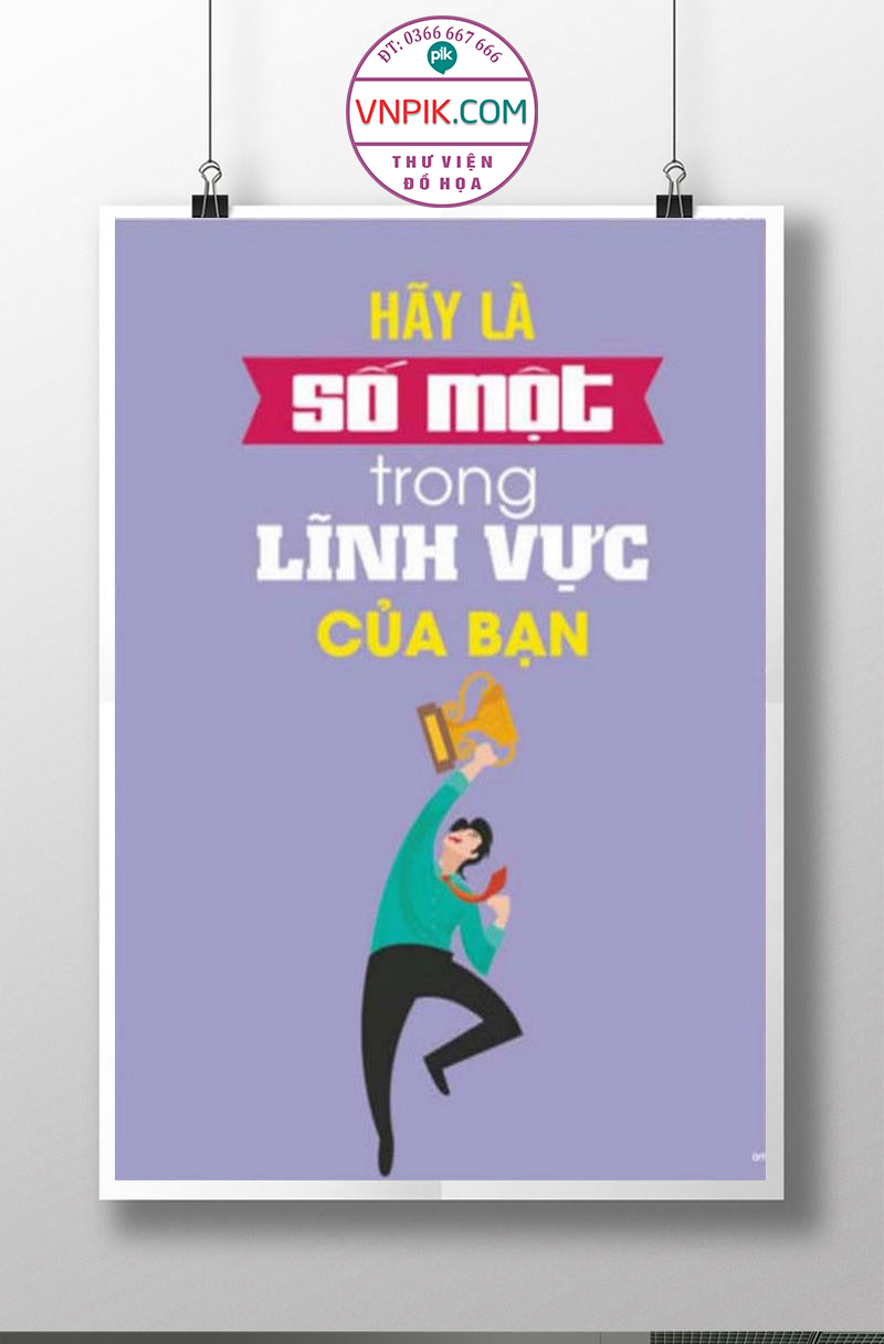 Tranh Động Lực Treo Tường File Vector Đẹp Mẫu  82