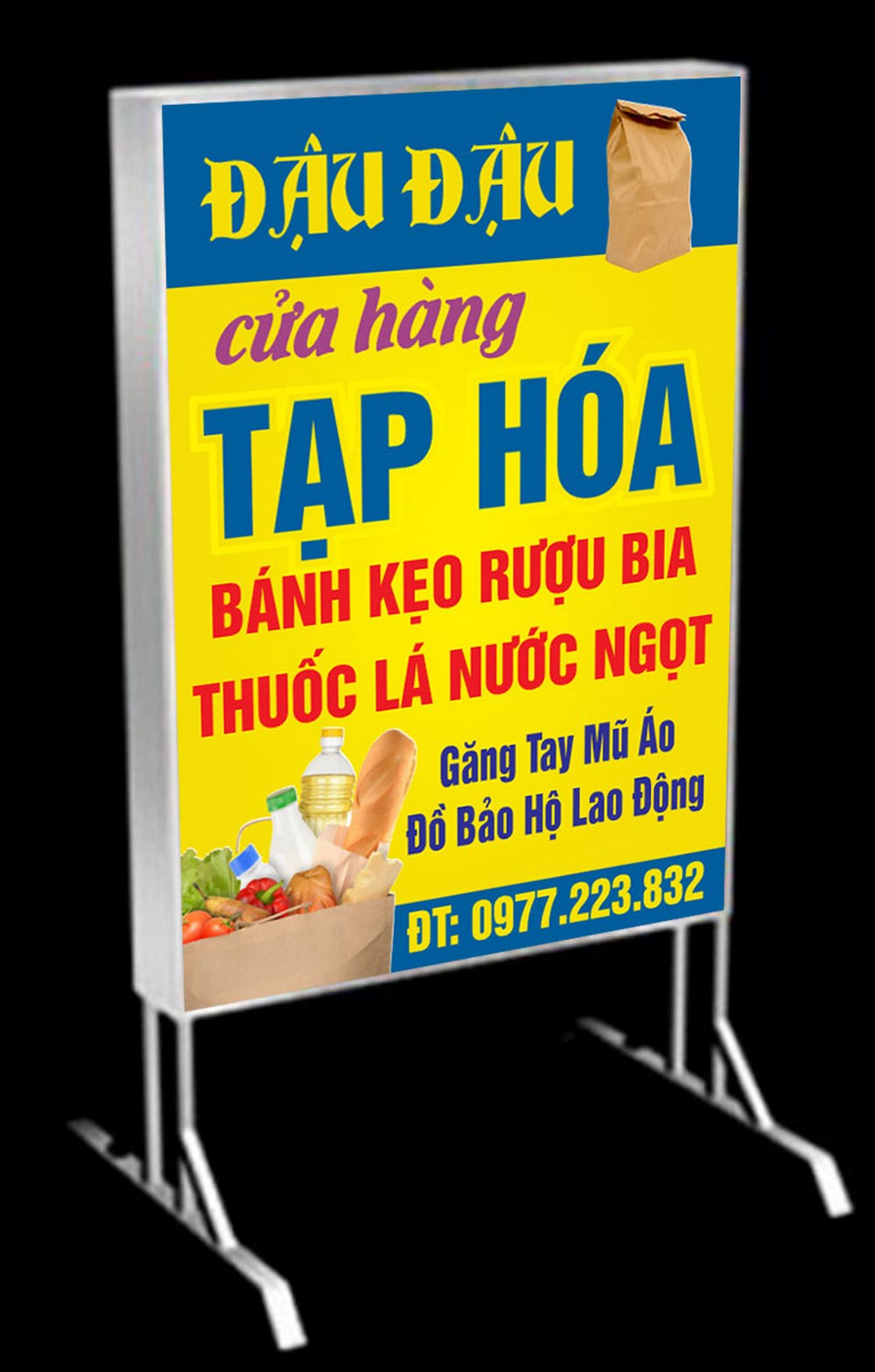 Biển Vẫy cửa hàng tạp hóa