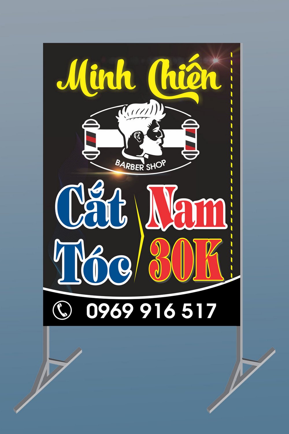 Mẫu biển vẫy tóc nam Minh chiến