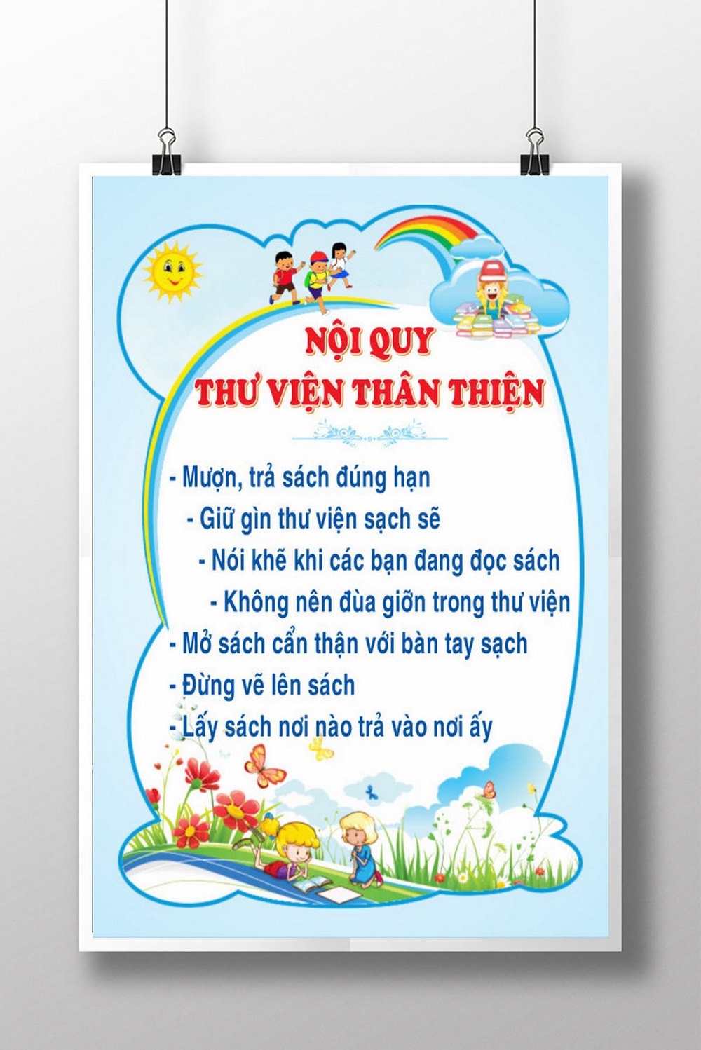 Background hình nền trang trí mầm non