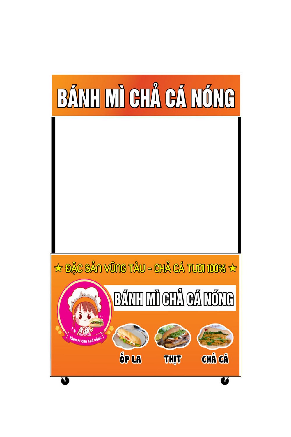 Mẫu file xe đẩy hàng nước mía trái cây bánh mì corel 02