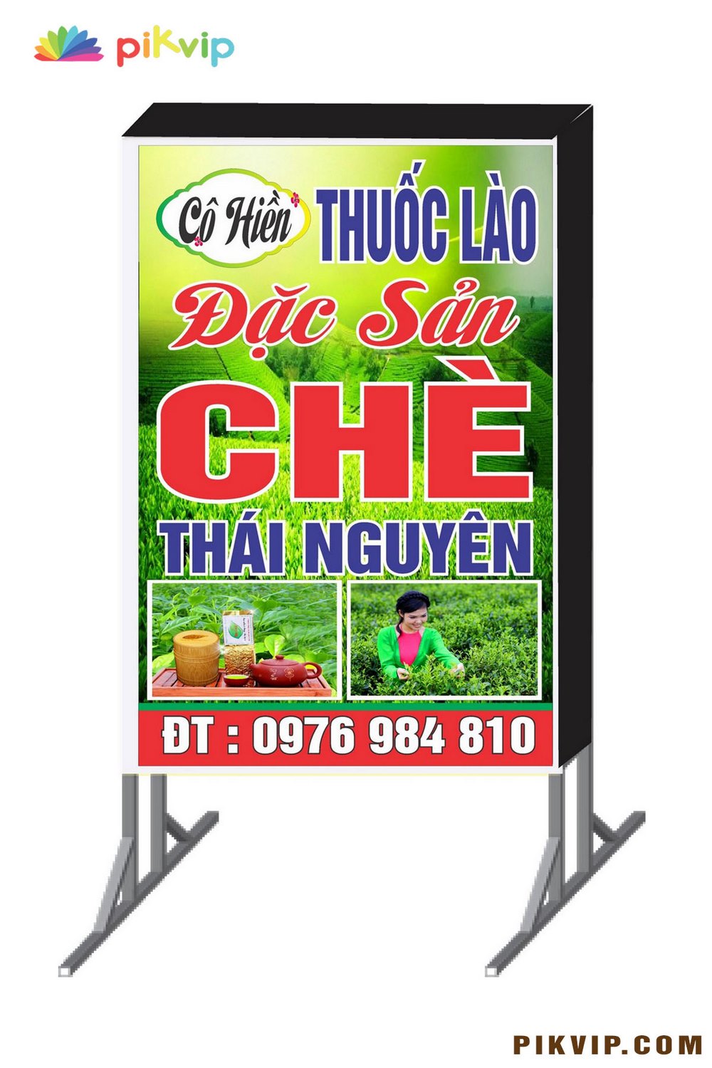 Tải file bảng hiệu hộp cửa hàng đặc sản chè thái nguyên corel 