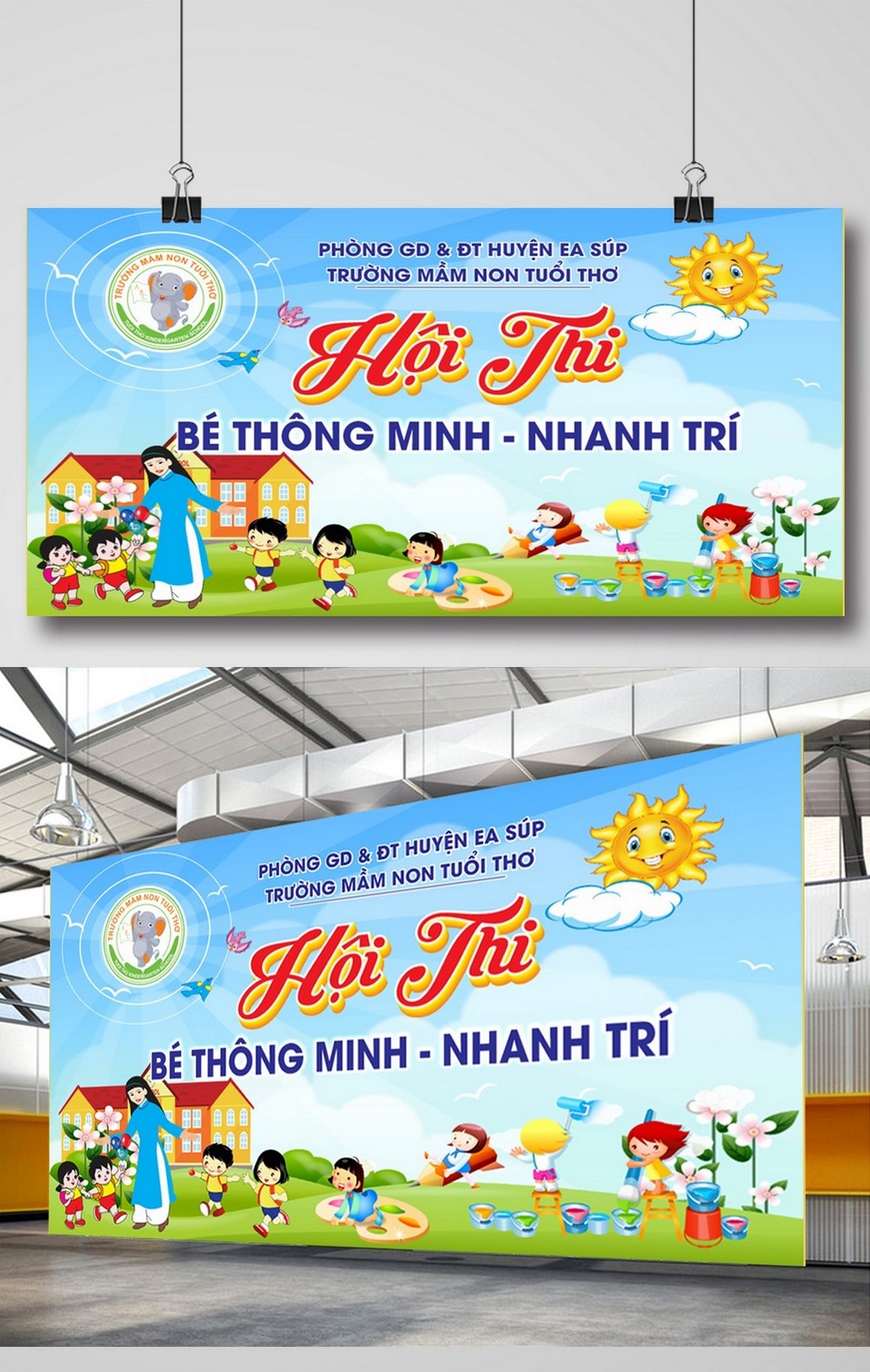 Hội thi bé thông minh nhanh trí