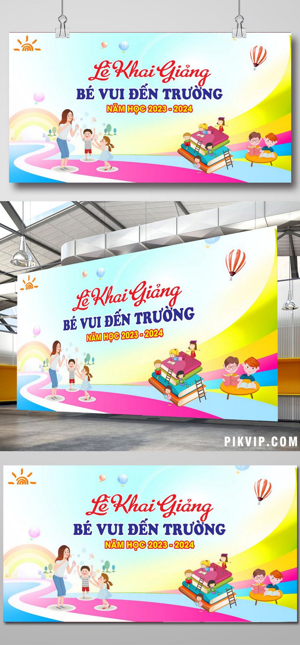 Phông nền khai giảng năm học mới 2023 2024 file corel 03