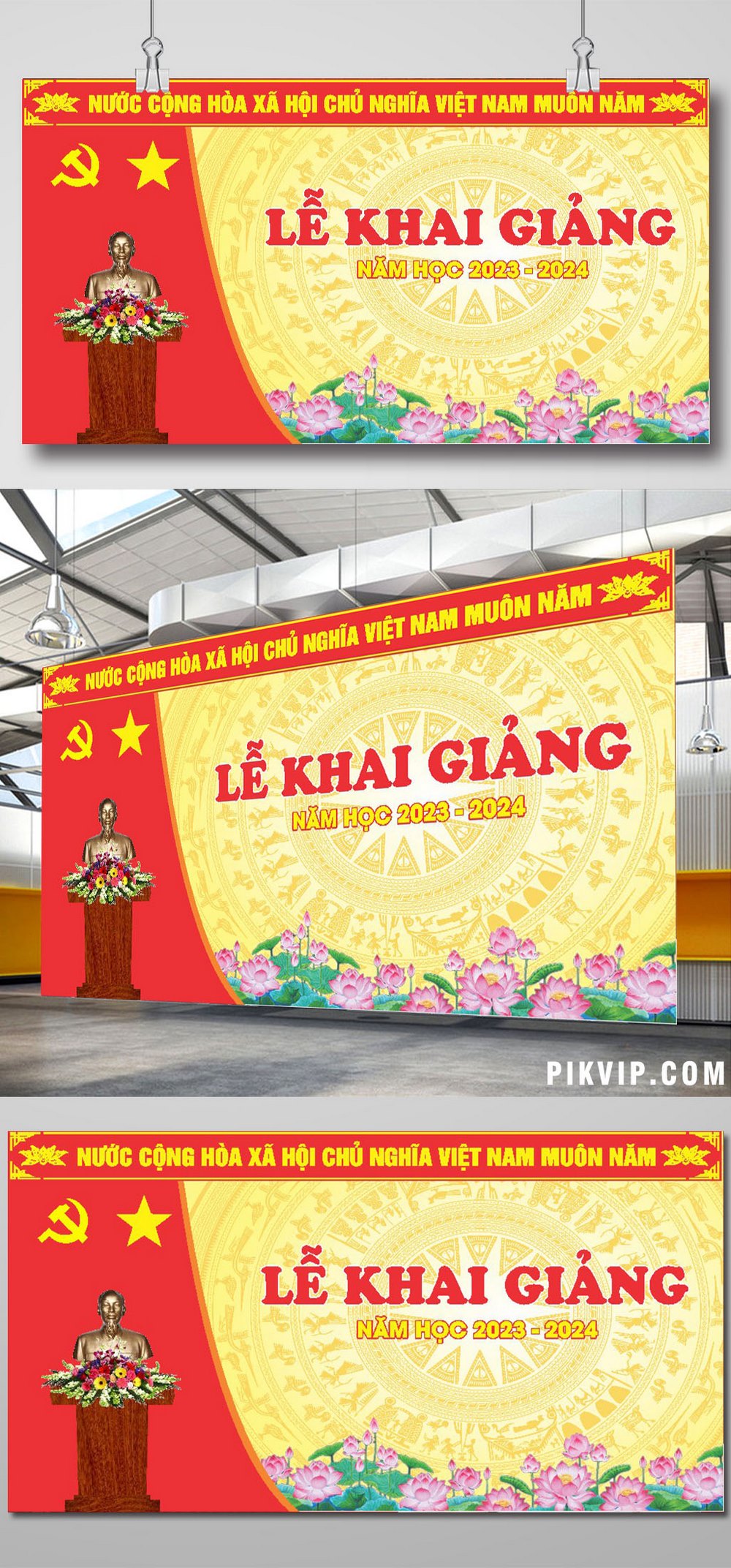 Phông nền khai giảng năm học mới 2023 2024 file corel 08