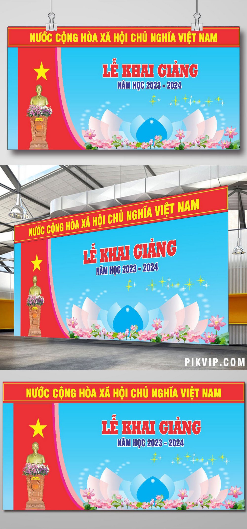 Phông nền khai giảng năm học mới 2023 2024 file corel 09