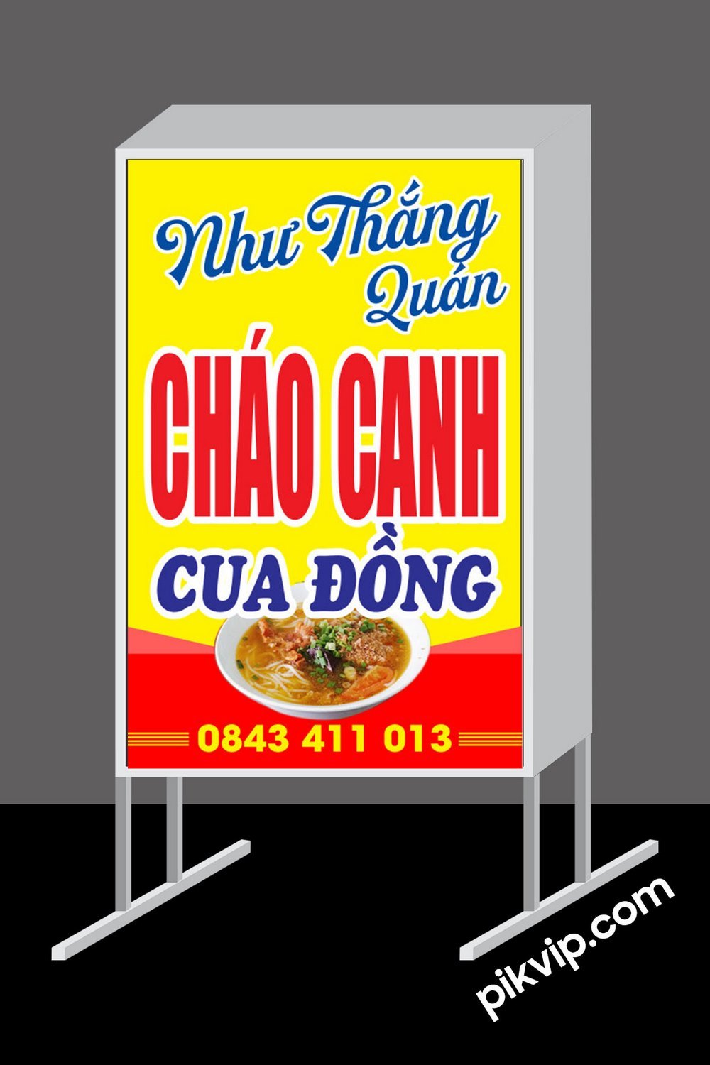 Biển quảng cáo cháo canh