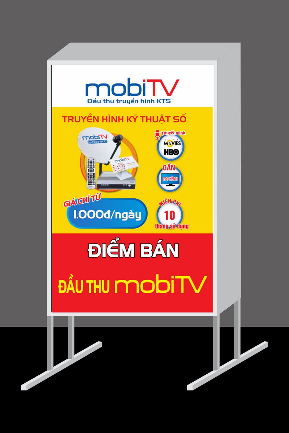 Thiết kế Banner điểm bán hàng Mobifone file corel 06