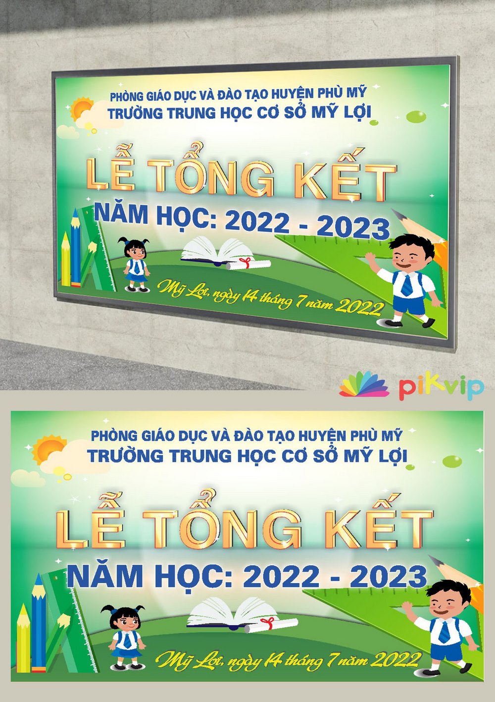 Phông nền lễ tổng kết năm học