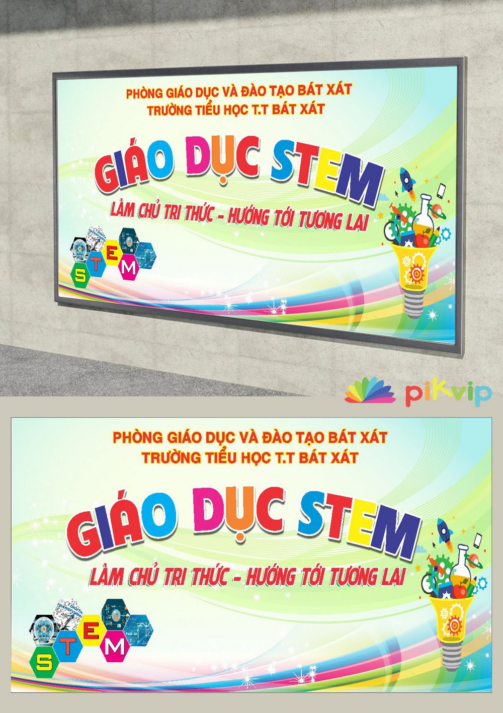 Phông nền giáo dục steam