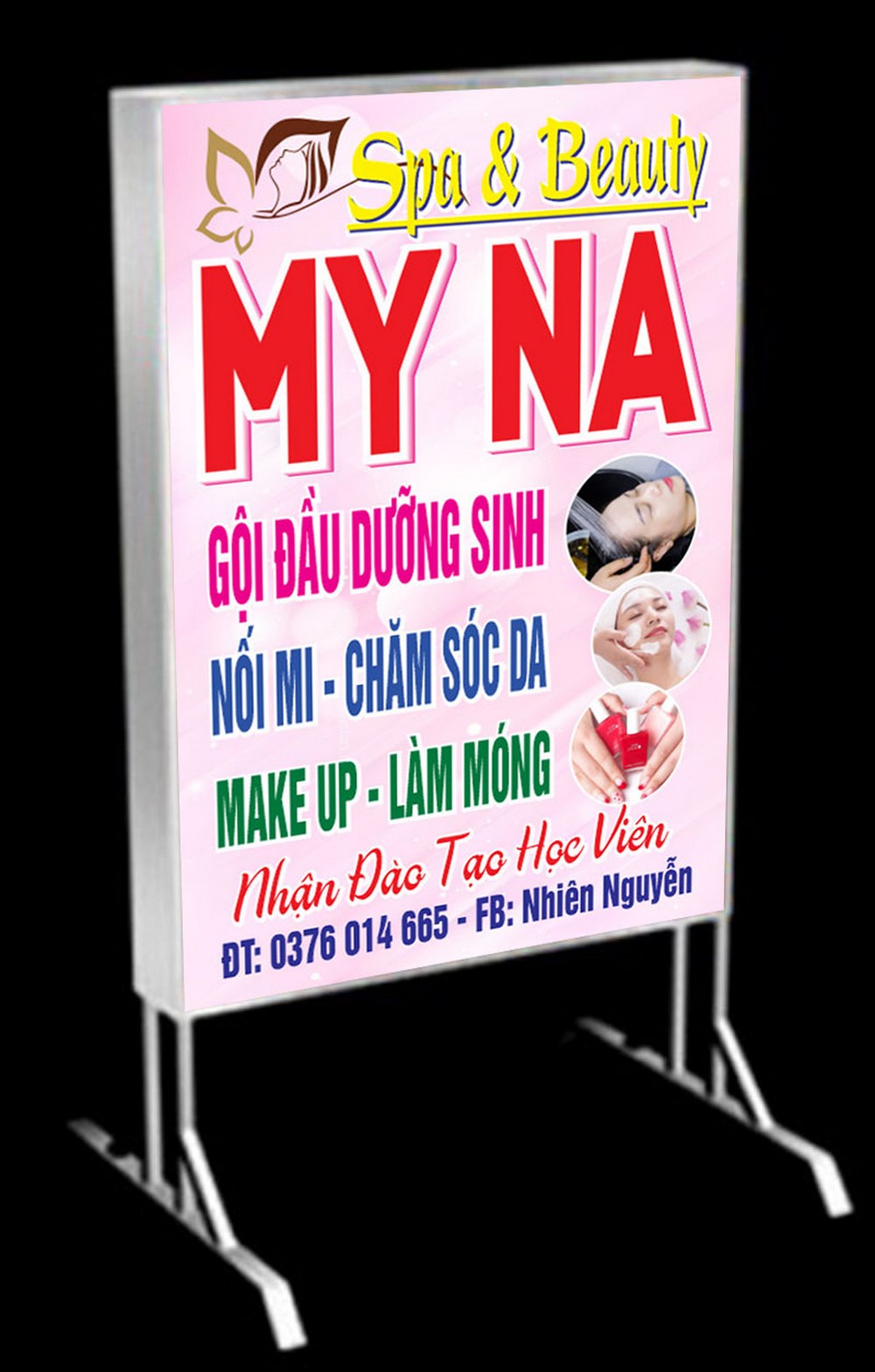 Mẫu biển vẫy spa beauty