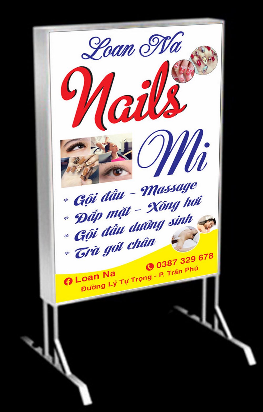 Biển quảng cáo Nail Mi