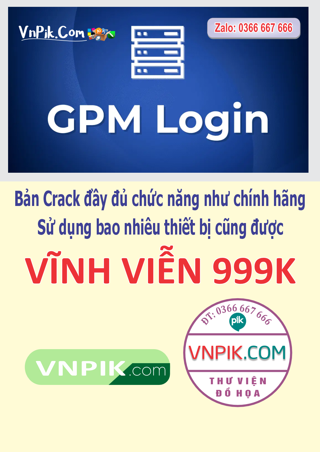 Tài Khoản GPM Login Vĩnh Viễn