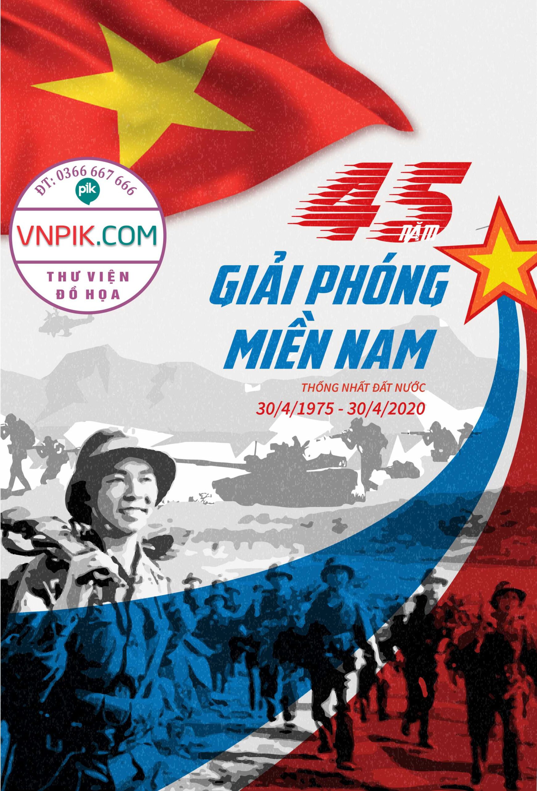 File Corel Pano Giải Phóng Miền Nam 30-4 Mẫu 76