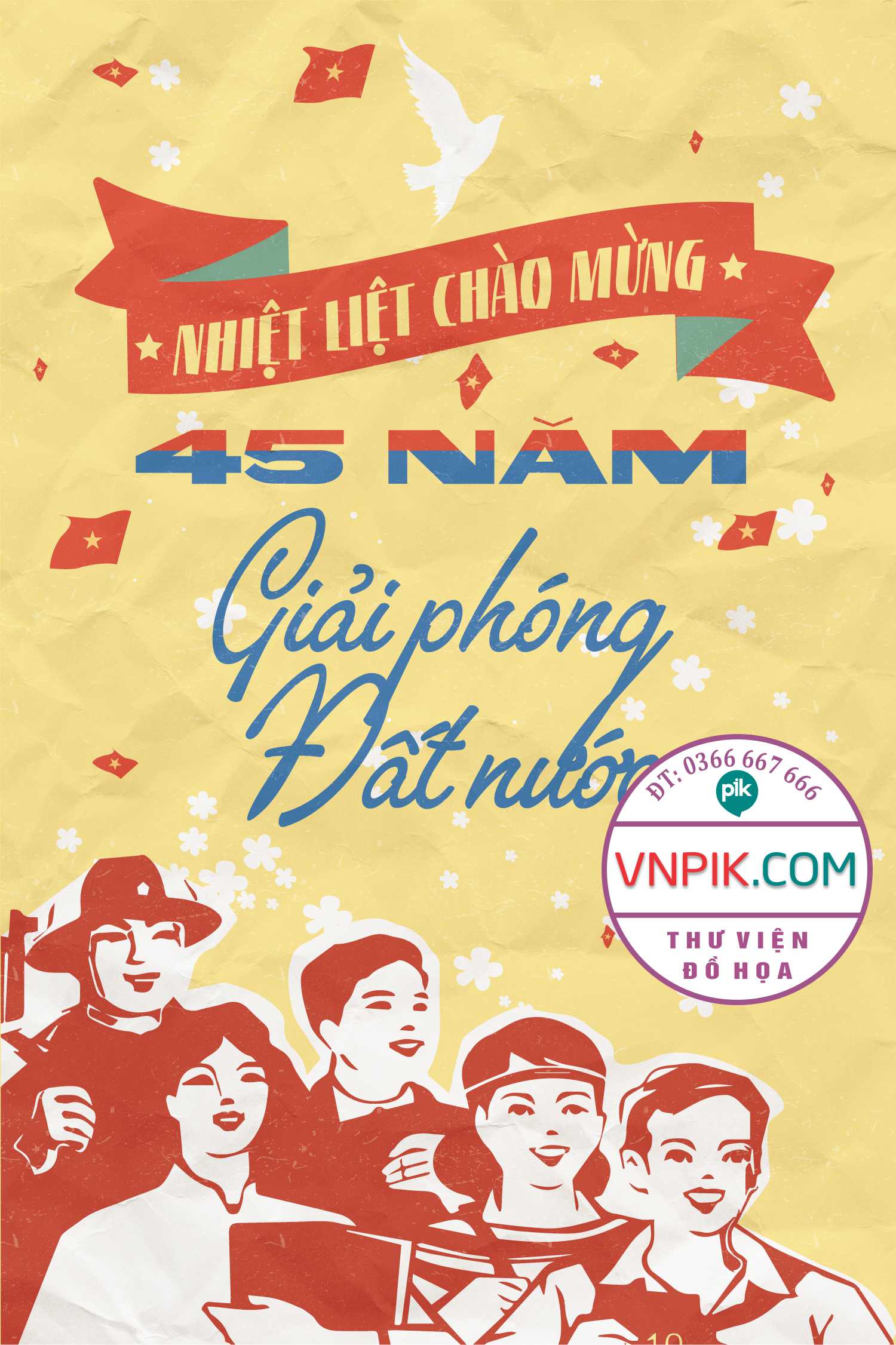 File Corel Pano Giải Phóng Miền Nam 30-4 Mẫu 80