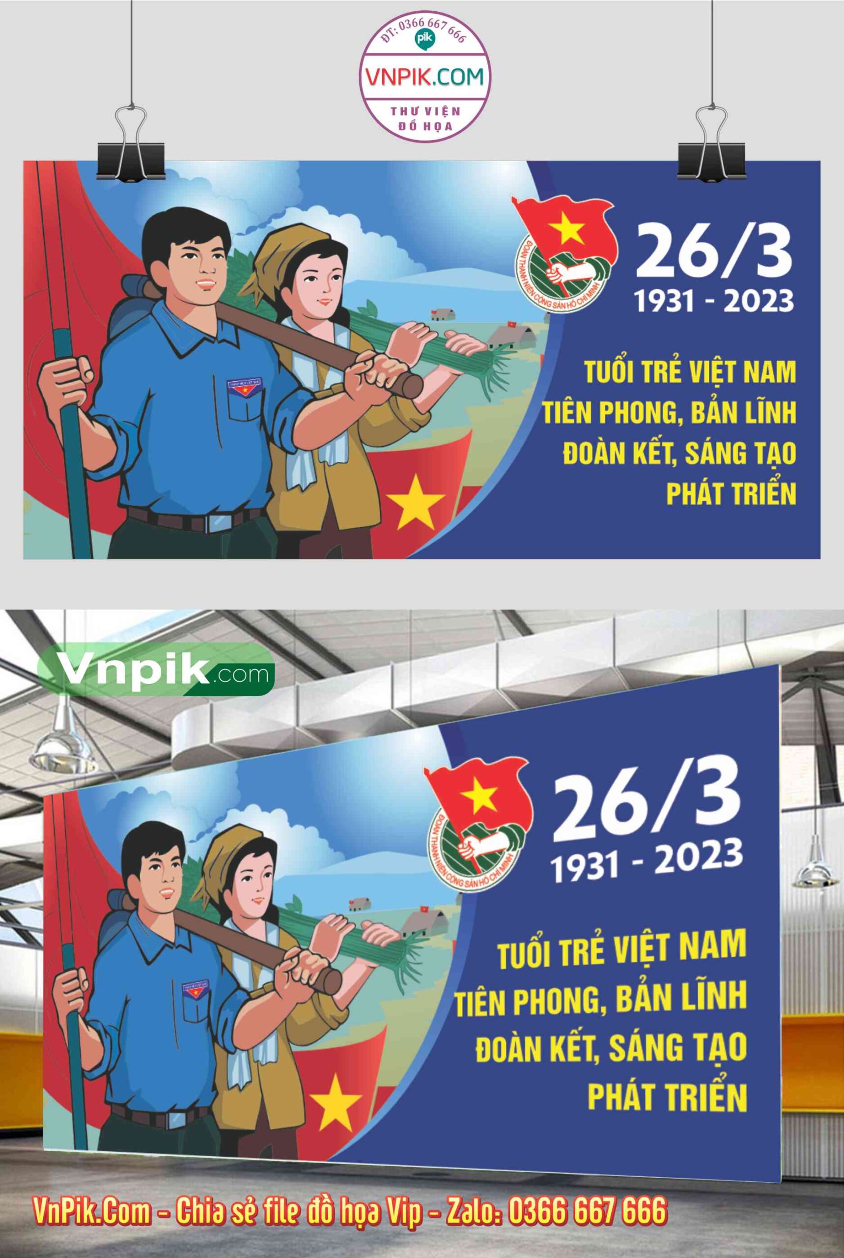 Maket 26-3 Ngày Thành Lập Đoàn Mẫu 4