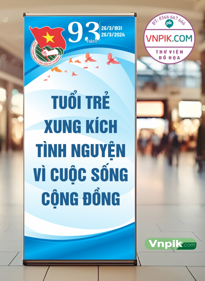 Phưỡn treo đường  thanh niên 26-3 Mẫu 01