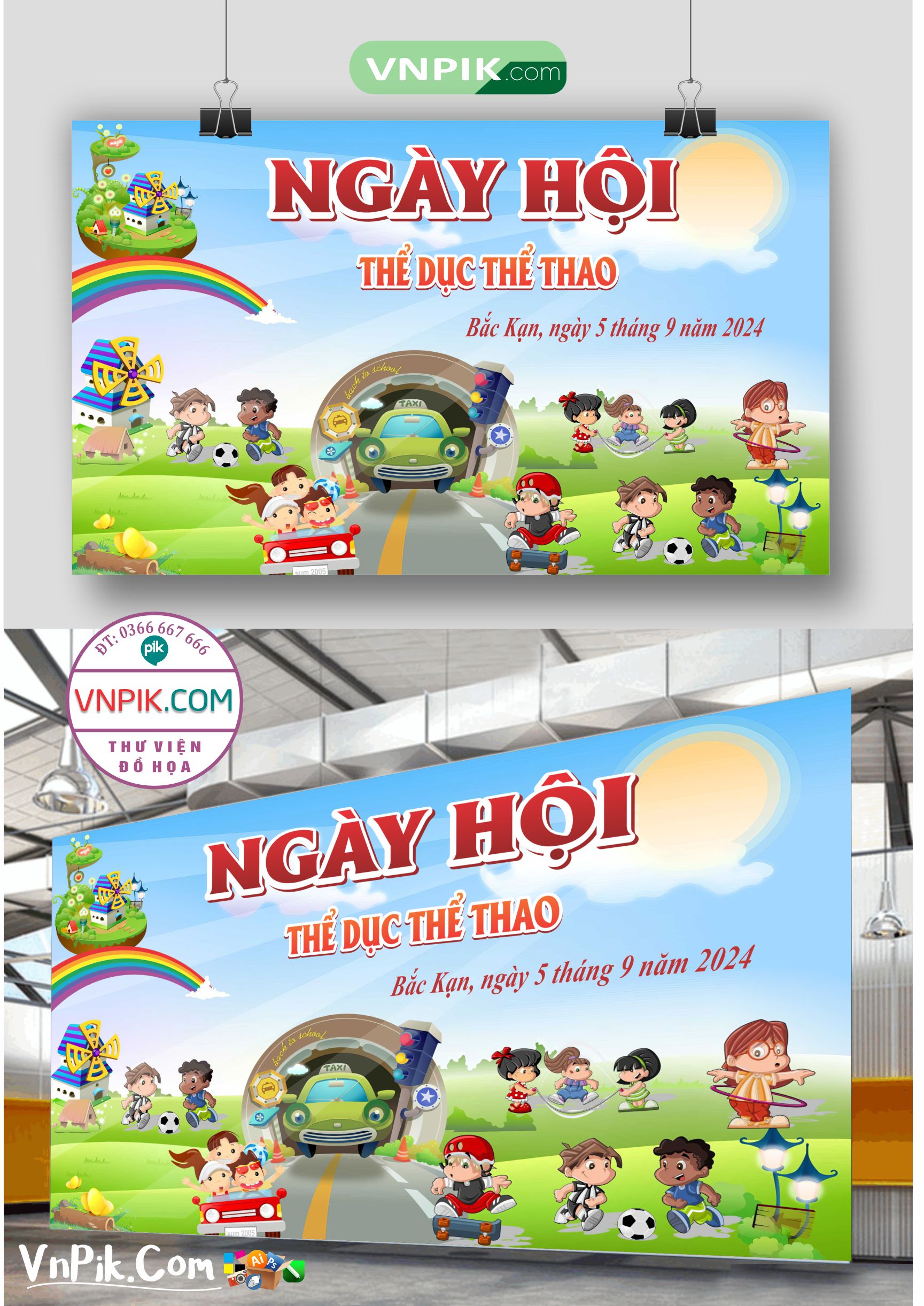 Backgroud Phông  Nền ngày hội thể dục thể thao #2