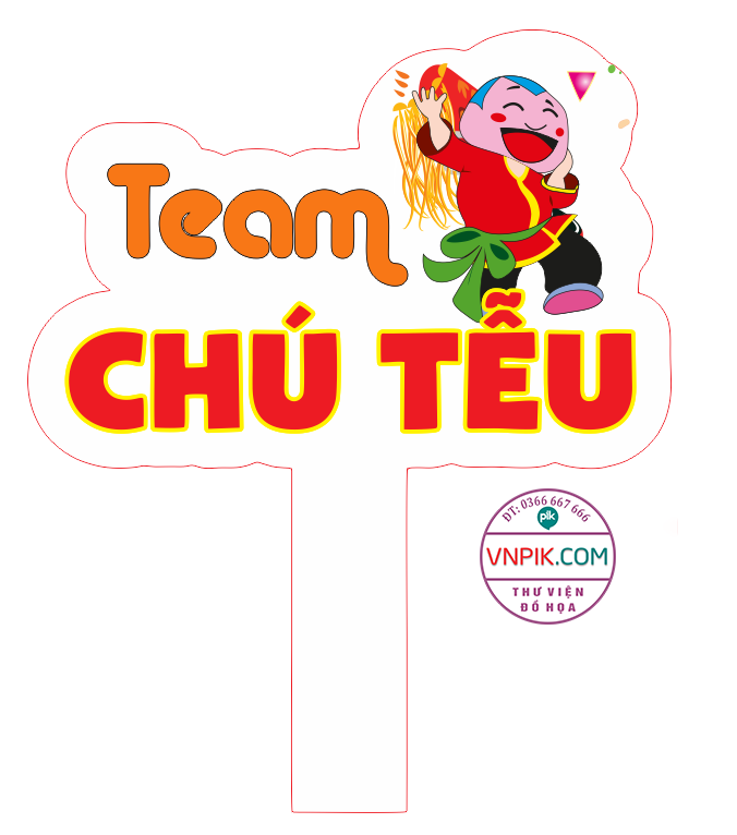 Hastag Team chú tễu – vui tết trung thu file vector