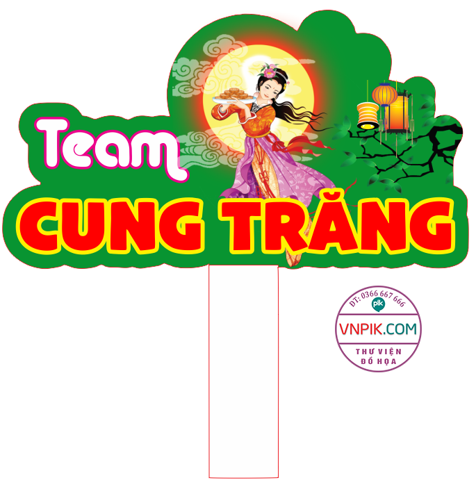 Hastag Team cung trăng – vui tết trung thu file corel