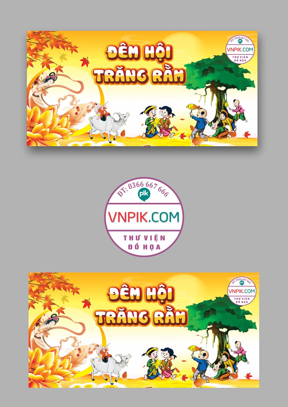 Market Đêm hội trăng rằm #5 file CorelDRAW file corel x7