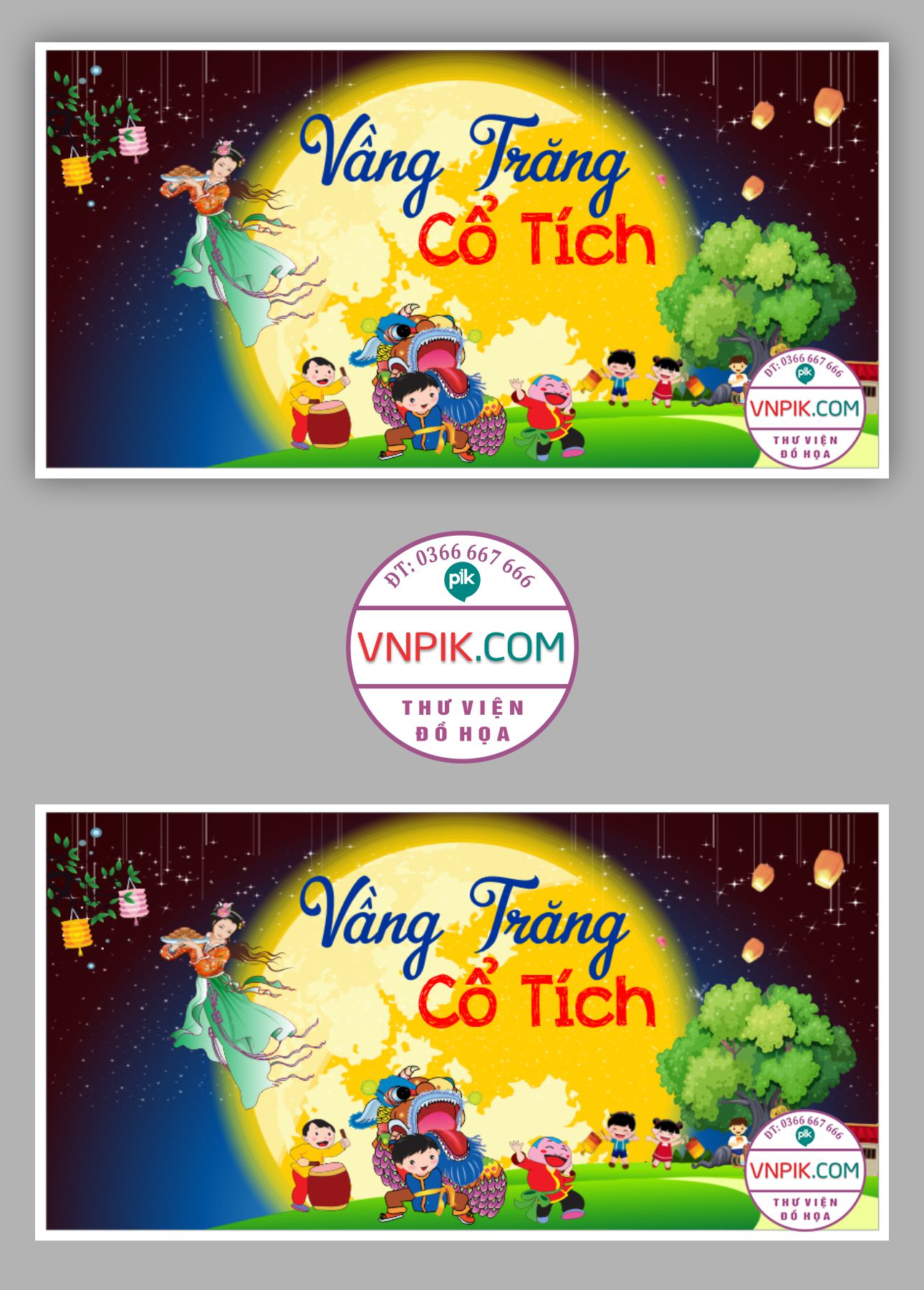 Market Vầng trăng cổ tích file Corel