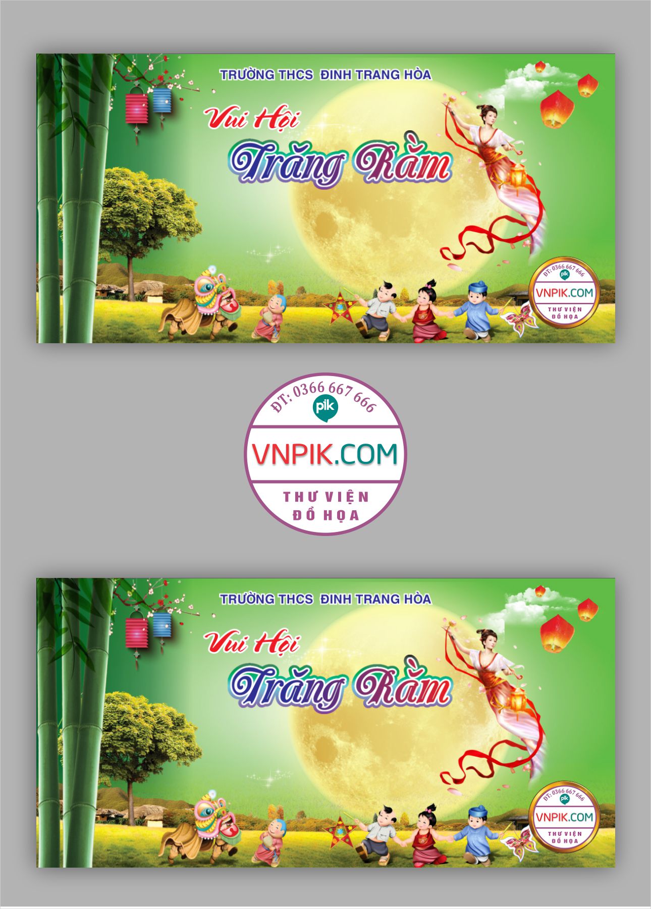 Market Vui hội trăng rằm #2 file CorelDRAW