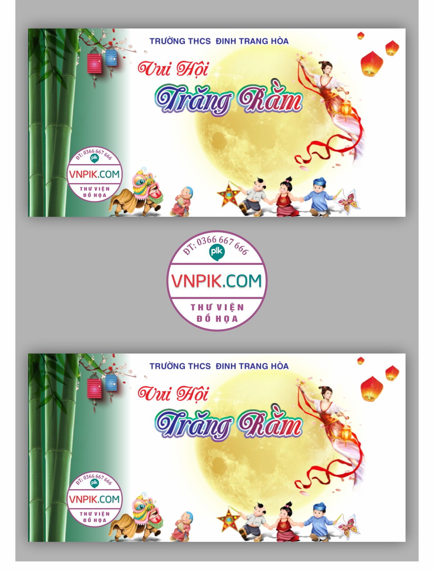 Market Vui hội trăng rằm #8 file CorelDRAW