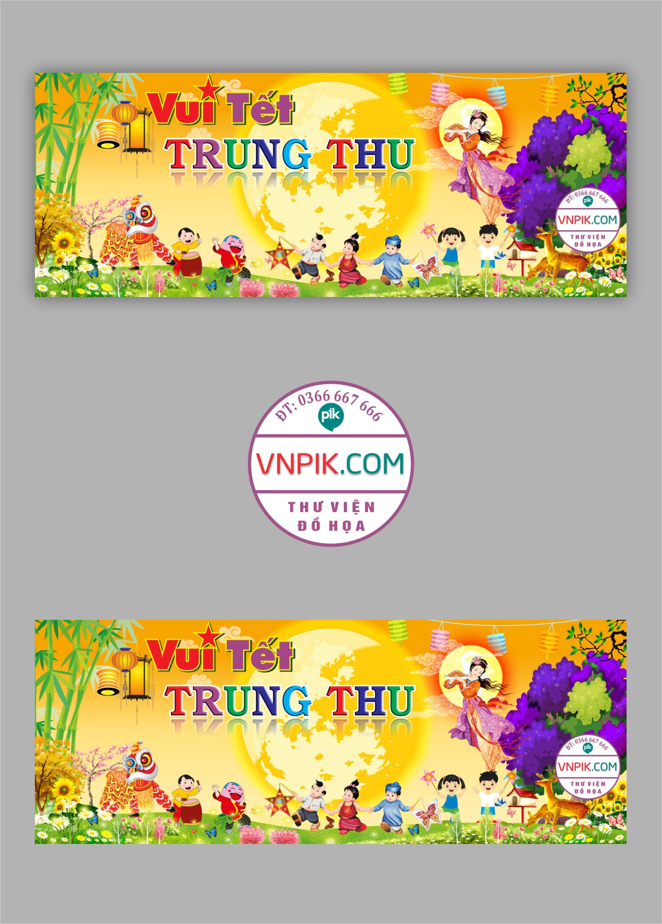 Market vui tết trung thu #3 file CorelDRAW